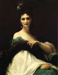 Alexandre  Cabanel La Comtesse de Keller oil painting picture